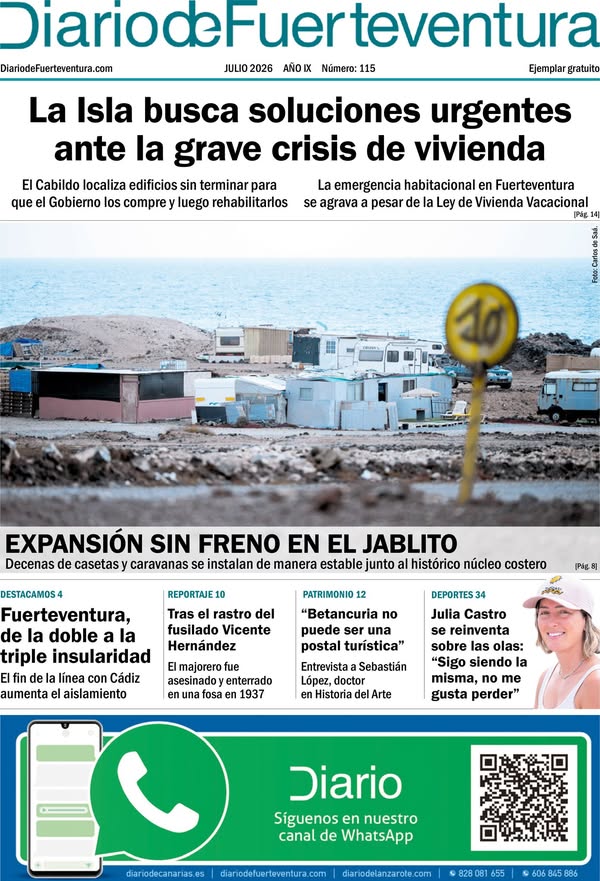 July 2026 print edition of Diario de Fuerteventura released. July 2026 print edition of Diario de Fuerteventura released.