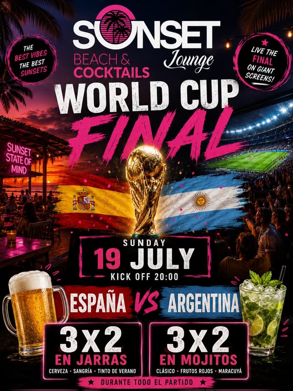 Catch the World Cup Final Live This Sunday! Catch the World Cup Final Live This Sunday!