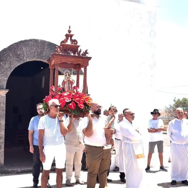 Religious Procession Held in Los Llanos de la Concepción Religious Procession Held in Los Llanos de la Concepción