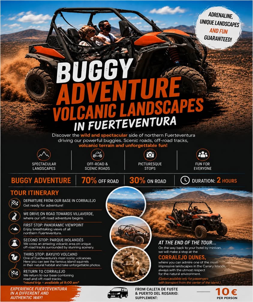 Unleash Adventure: Volcanoes and Thrills in Fuerteventura! Unleash Adventure: Volcanoes and Thrills in Fuerteventura!